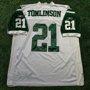 LaDainian Tomlinson NY Jets #21 Reebok On-Field Authentic Jersey Size 54 XXL